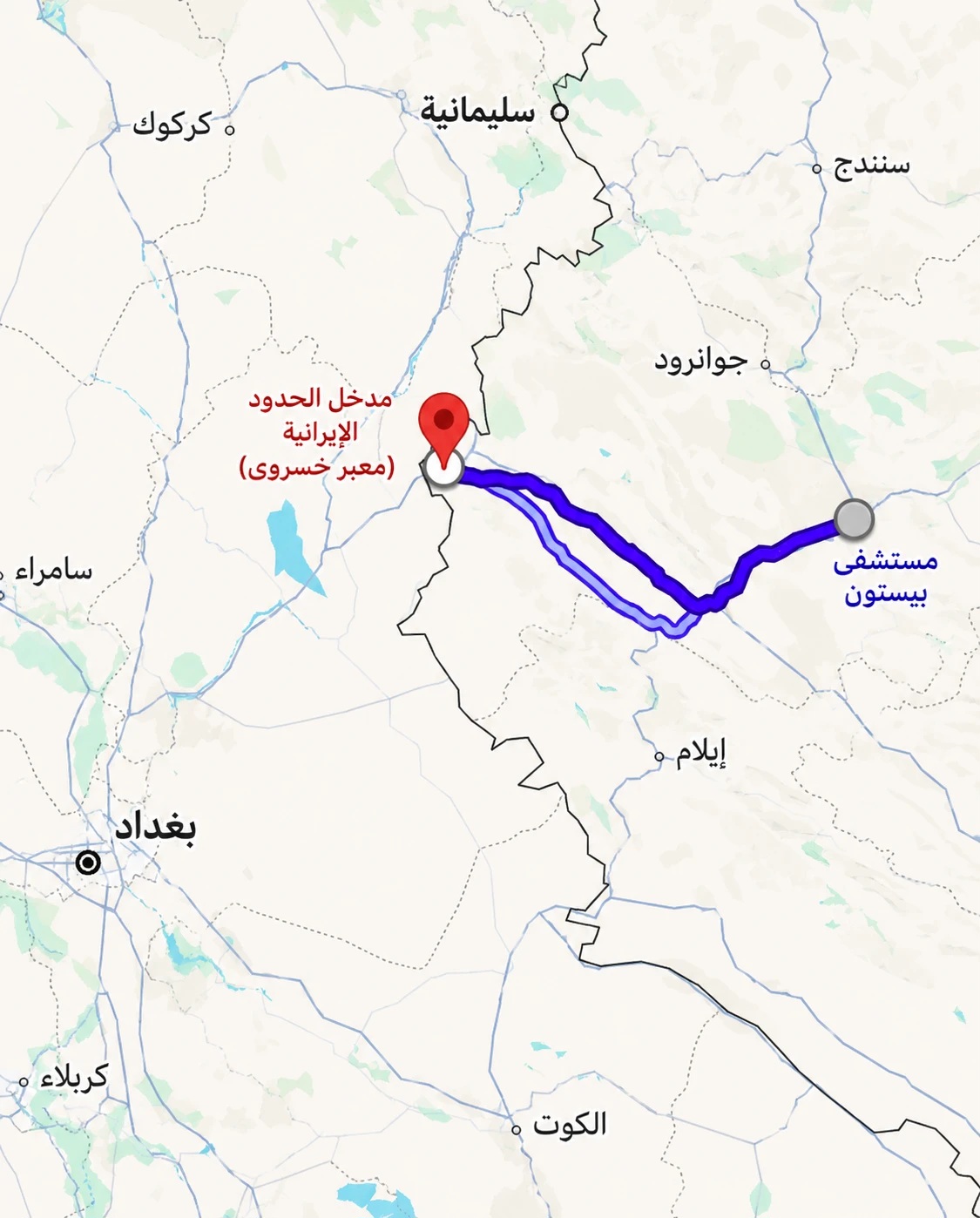 موقع بسمارستان بيستون